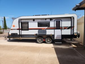Side view of 2018 Nova Metrolink listed by a caravan dealer