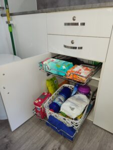 2018 Nova Metrolink bathroom racks | Find My Van | Caravan Broker | Caravan Sale Australia