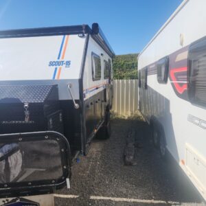 2023 Stoney Creek Scout 15 External Door Side Find My Van Caravan Broker Caravan Sale Australia (2)
