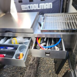 2023 Stoney Creek Scout 15 External Kitchen 2 Find My Van Caravan Broker Caravan Sale Australia