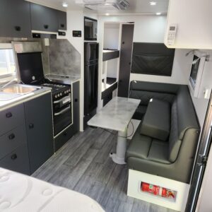 2023 Xplore RV Kitchen and Lounge