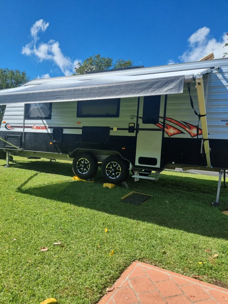 2015 Concept Ascot External Side Door | Find My Van | Caravan Broker | Caravan Sale Australia