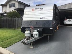 2015 New Age OZ Classic | External Front | Find My Van | Caravan Broker | Caravan Sale Australia