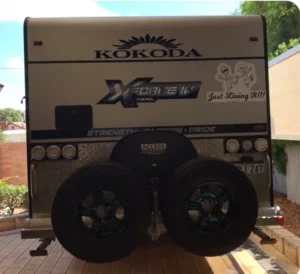 2016 Kokoda Force IV X Trail External Back | Find My Van | Caravan Sale Australia | Caravan Broker