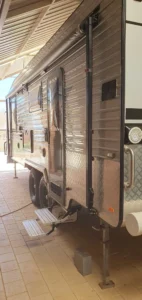 2016 Kokoda Force IV X Trail External Side with Door | Find My Van | Caravan Sale Australia | Caravan Broker