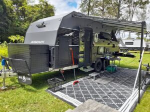 2022 Royal Flair Aussie Mate | External Door Side | Find My Van | Caravan Broker | Caravan Sale Australia