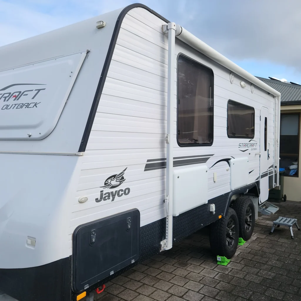 2017 Jayco Starcraft Outback | External Door Side 1 | Find My Van | Caravan Broker | Caravan Sale Australia