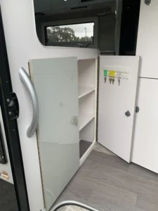 2020 Crusader Musketeer Aramis | Entry way storage 2 | Find My Van | Caravan Broker | Caravan Sale Australia