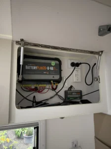 2022 Ocean Breeze Family Falcon | Battery controls | Find My Van | Caravan Broker | Caravan Sale Australia