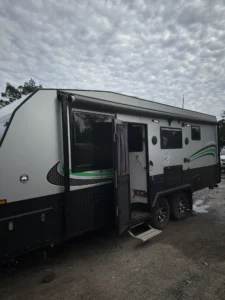 2022 Ocean Breeze Family Falcon | External Door Side | Find My Van | Caravan Broker | Caravan Sale Australia
