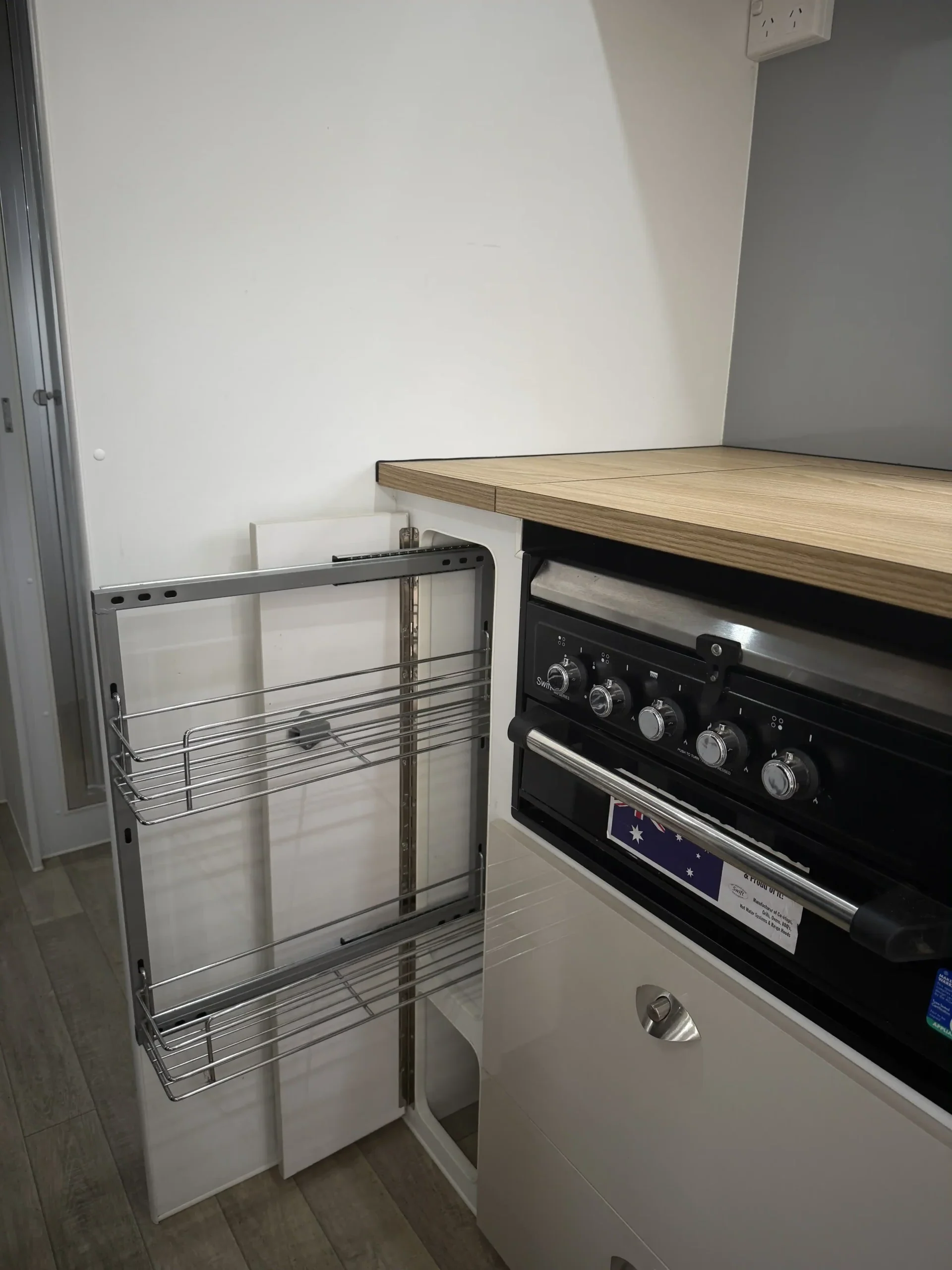 2022 Ocean Breeze Family Falcon | Kitchen Storage | Find My Van | Caravan Broker | Caravan Sale Australia