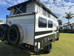 2021 Ezytrail Parkes Quad 15 MK2 | External Back 2 | Find My Van | Caravan Broker | Caravan Sale Australia