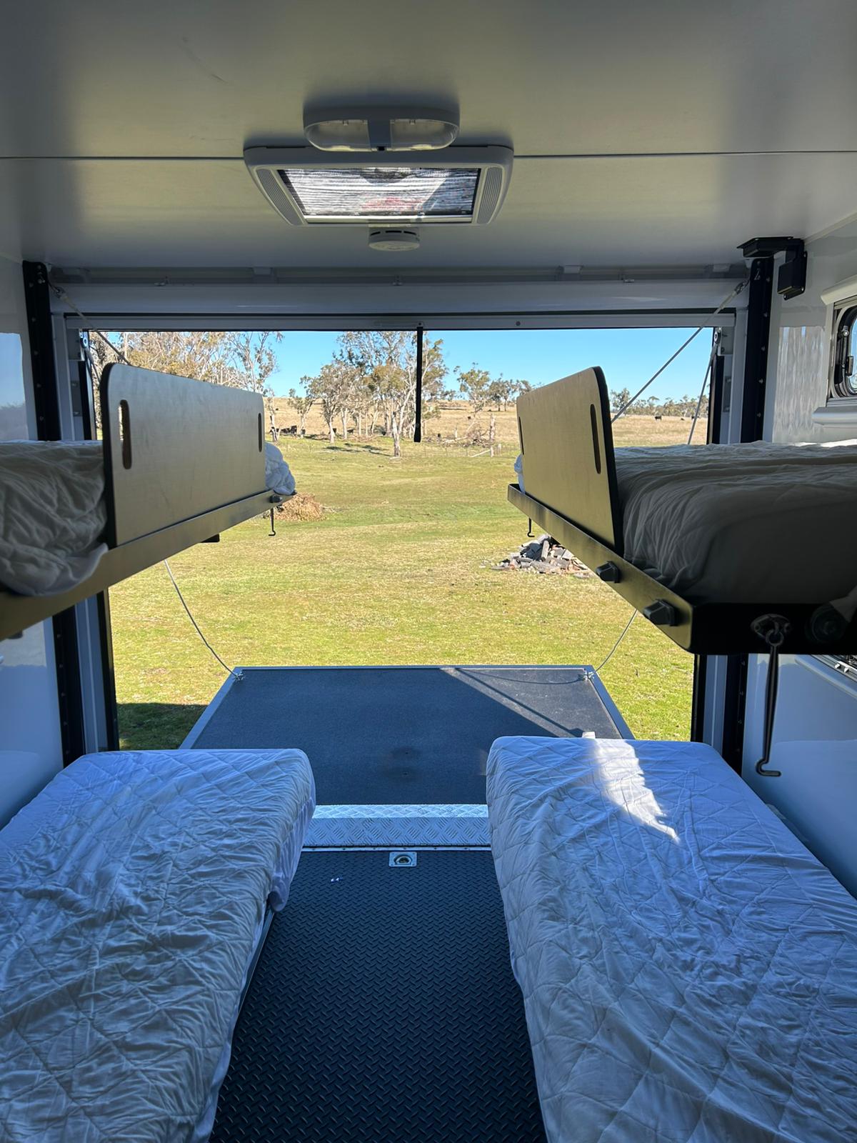 2022 Jayco Basestation | View from Bunk Beds | Find My Van | Caravan Broker | Caravan Sale Australia