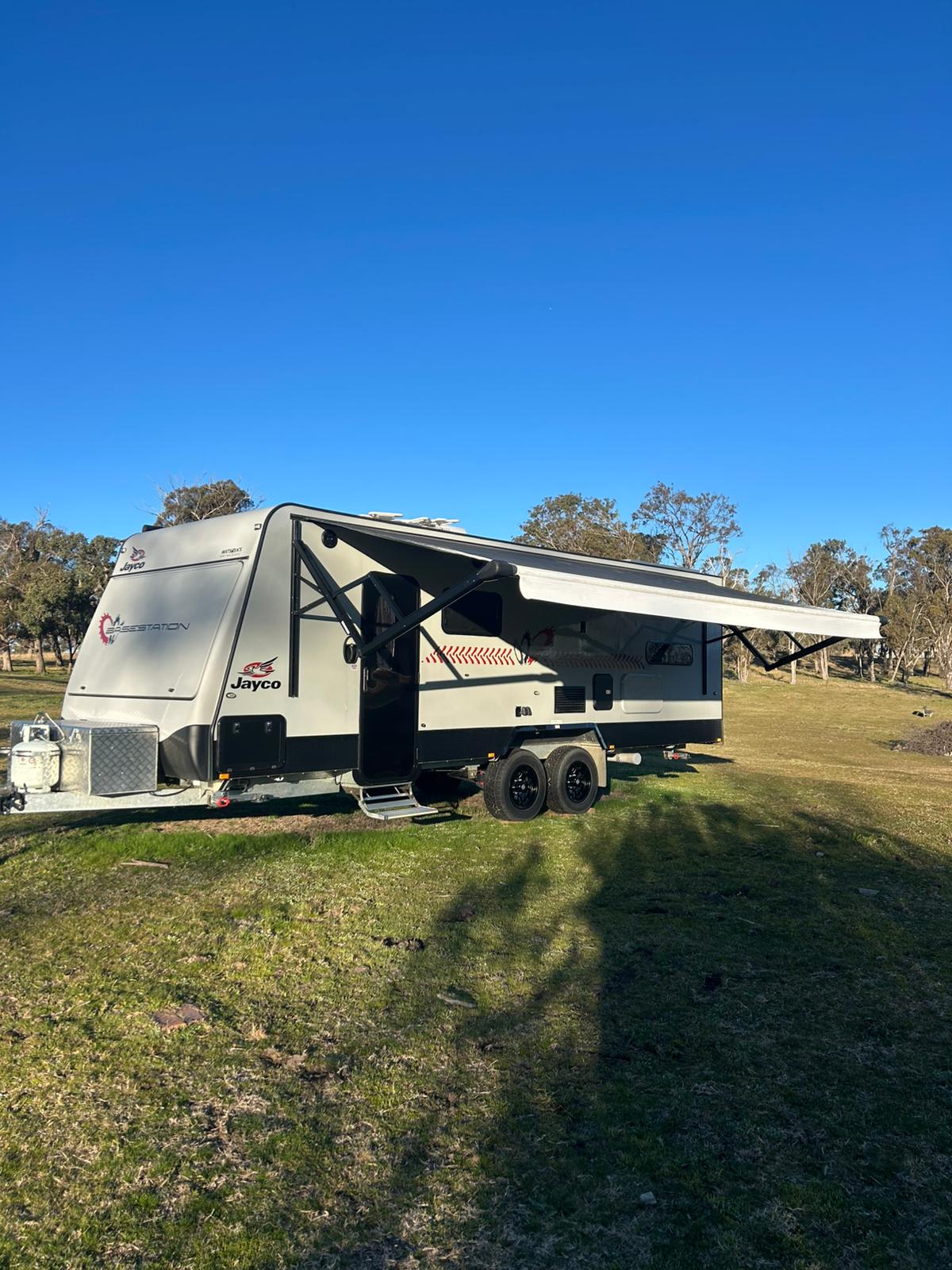 2022 Jayco Basestation | External Door Side with Awning | Find My Van | Caravan Broker | Caravan Sale Australia