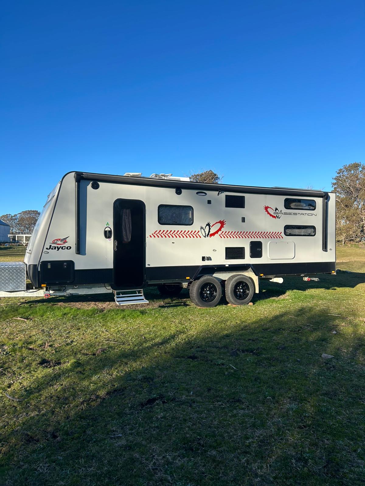 2022 Jayco Basestation | External Doorside | Find My Van | Caravan Broker | Caravan Sale Australia