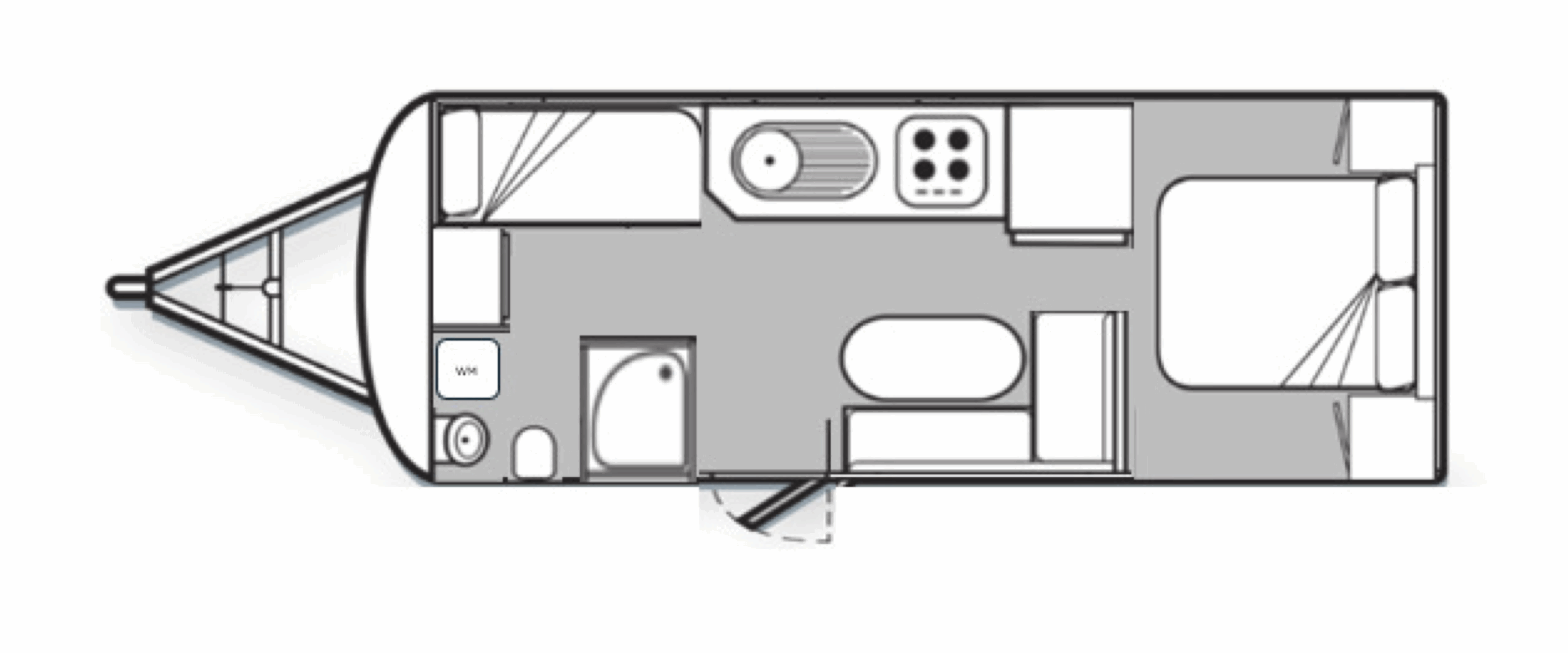 2010 Jayco Sterling | layout | Find My Van | Caravan Broker | Caravan Sale NT Australia