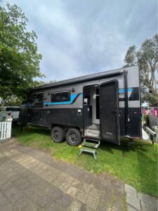 2023 Victory Trophy | External Door Side | Find My Van | Caravan Broker | Caravan for Sale VIC Australia
