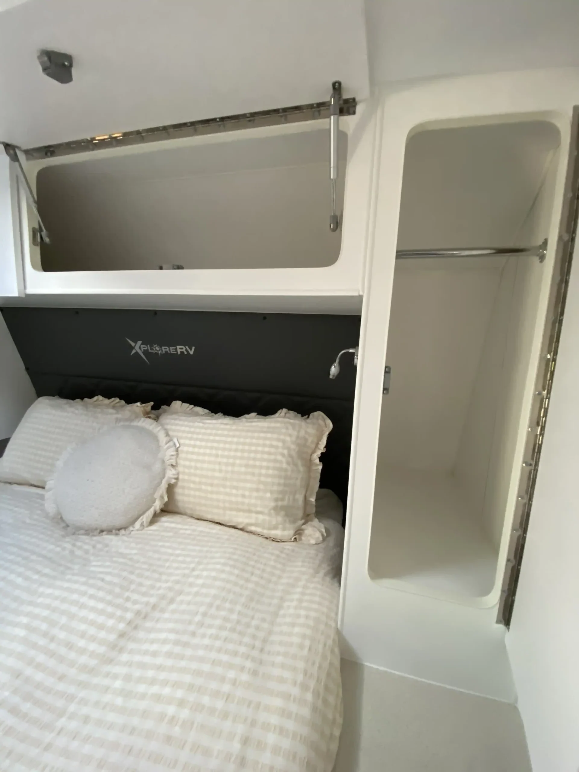 2024 Xplore RV Family | Bed side storage | Find My Van | Caravan Broker | Caravan for Sale NSW Australia