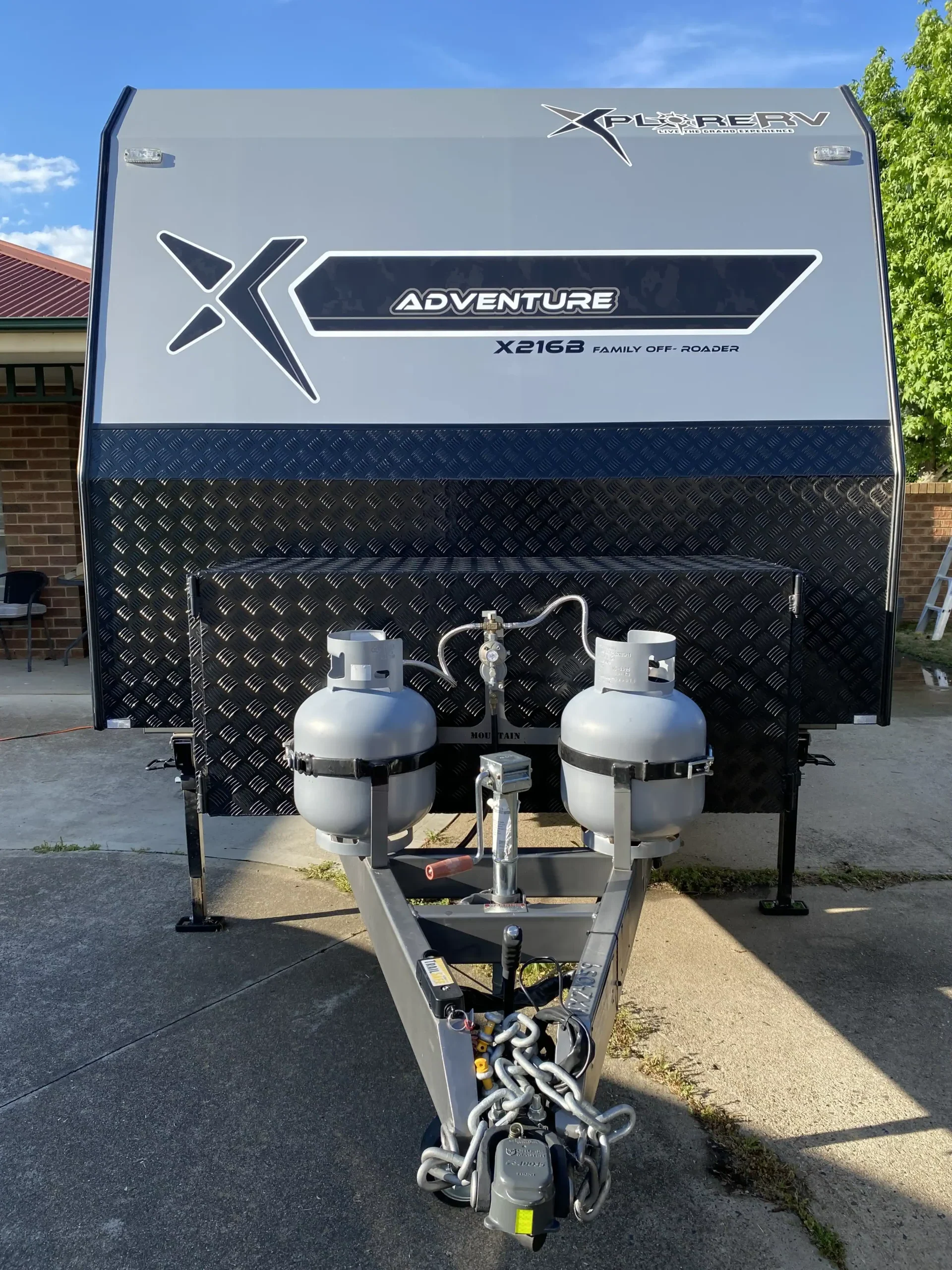 2024 Xplore RV Family | External Front | Find My Van | Caravan Broker | Caravan for Sale NSW Australia