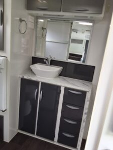 2019 Supreme Executive | Ensuite Sink | Find My Van | Caravan Broker | Caravan for Sale QLD Australia