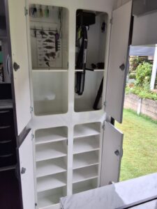 2019 Supreme Executive | Entry Way Storage 2 | Find My Van | Caravan Broker | Caravan for Sale QLD Australia