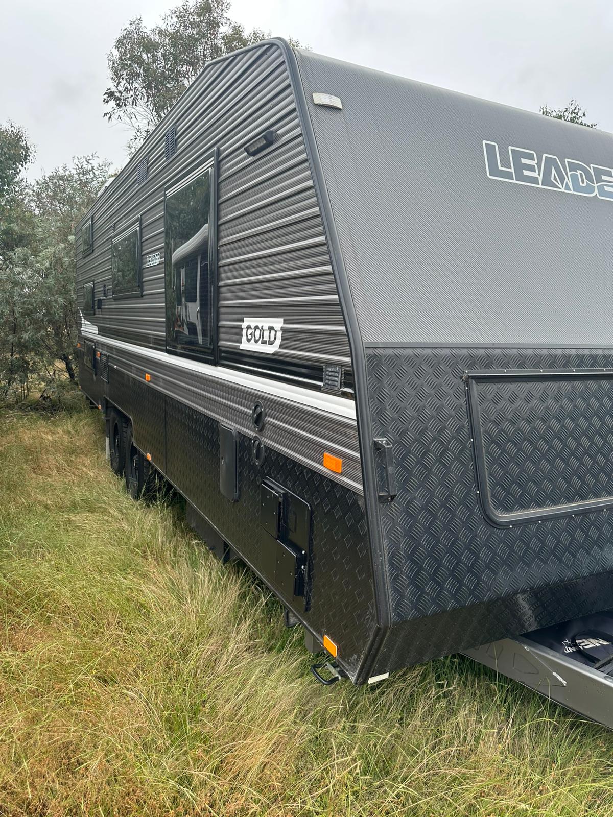 2023 Leader Gold LE | External Side | Find My Van | Caravan Broker | Caravan for Sale ACT Australia