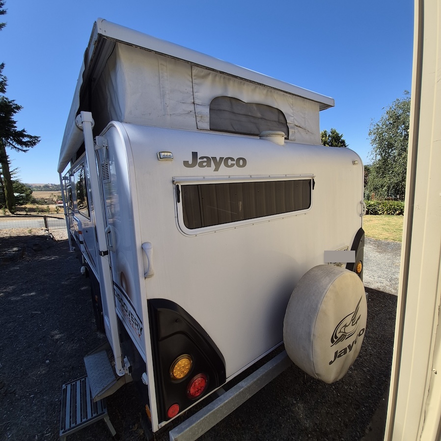 2013 Jayco Discovery Outback | External Back | Find My Van | Caravan Broker | Caravan for Sale in NSW Australia