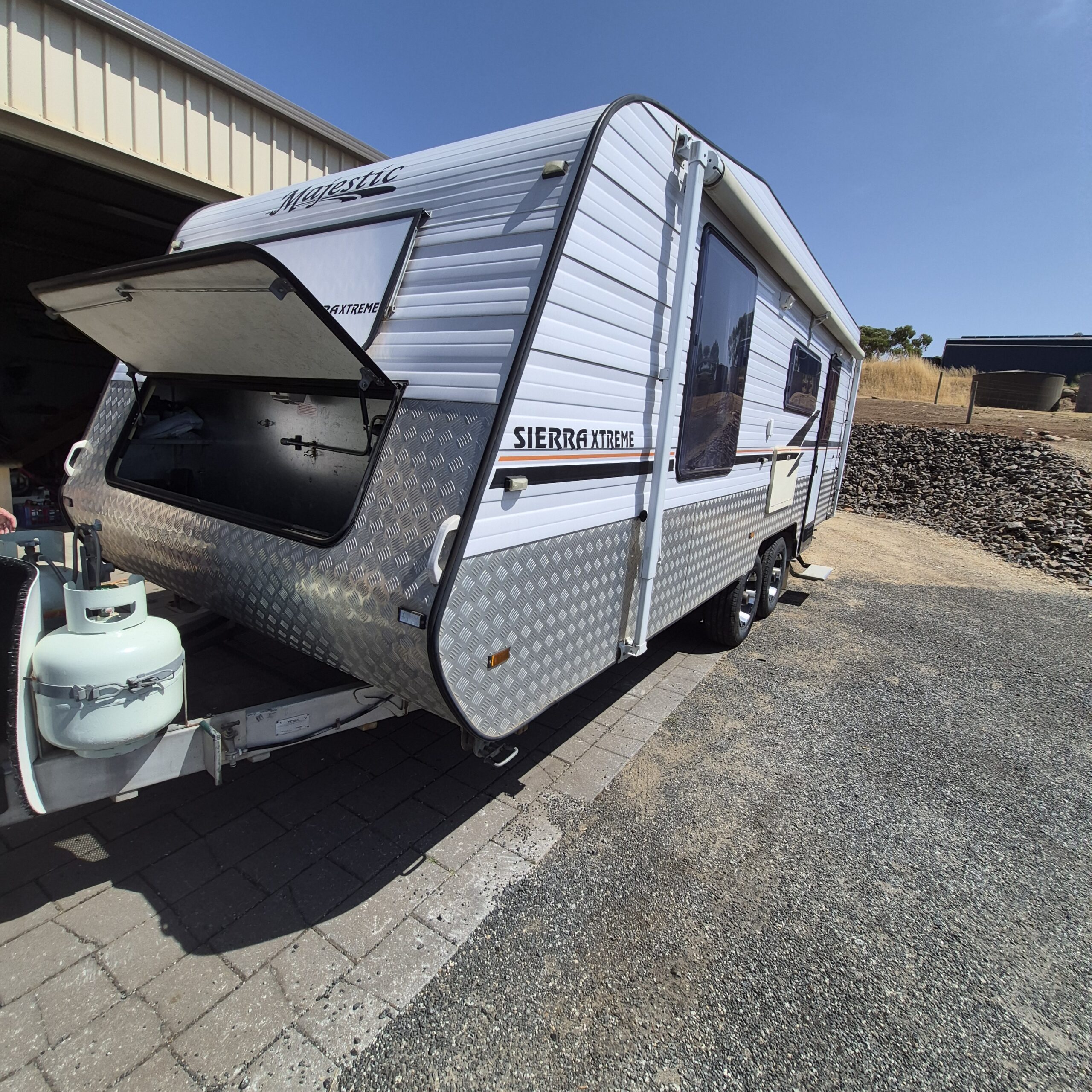 2014 Majestic Sierra Extreme | External Door Side | Find My Van |Caravan Broker| Caravan for sale in SA Australia