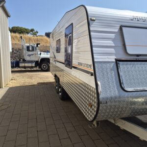 2014 Majestic Sierra Extreme | External Side | Find My Van |Caravan Broker| Caravan for sale in SA Australia