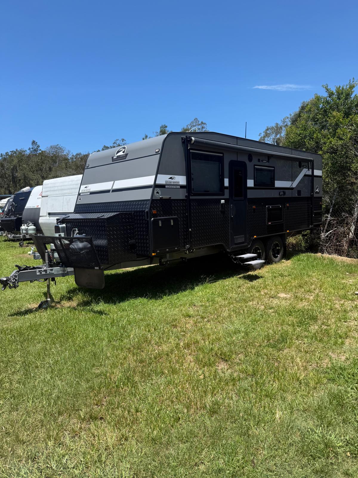 2023 Great Escape Family Escape Limited Edition | External Side | Find My Van | Caravan Broker | Caravan for Sale in QLD Australia