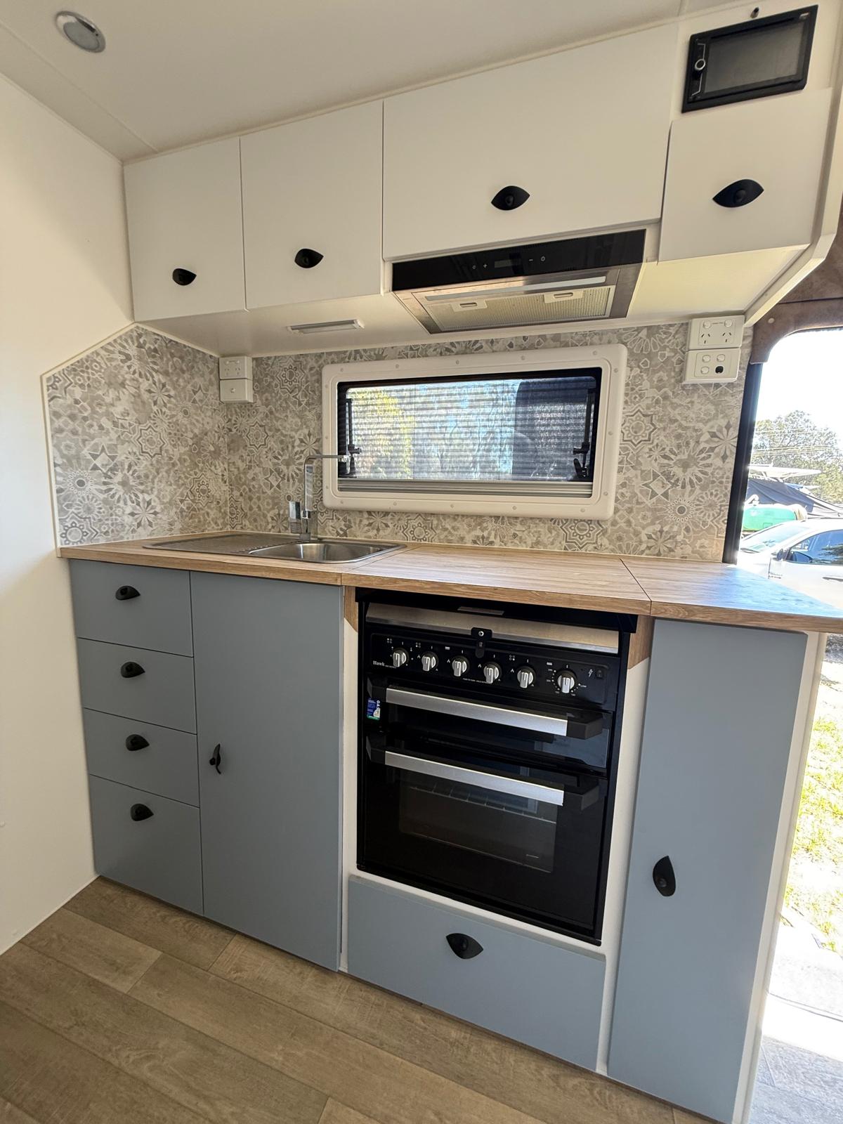 2023 Great Escape Family Escape Limited Edition | Kitchen 2 | Find My Van | Caravan Broker | Caravan for Sale in QLD Australia