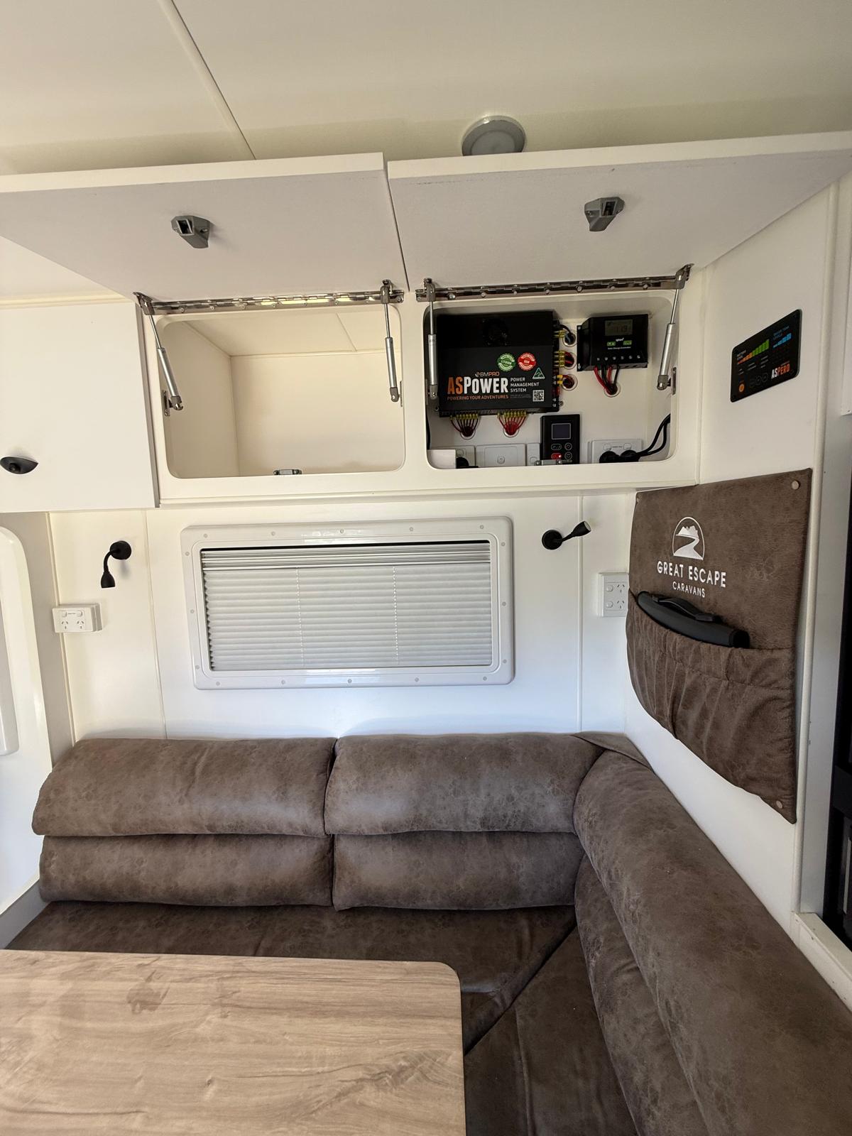 2023 Great Escape Family Escape Limited Edition | Lounge and Battery | Find My Van | Caravan Broker | Caravan for Sale in QLD Australia