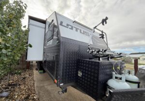 2023 Lotus Transformer | External Front | Find My Van | Caravan Broker | Caravan for Sale VIC Australia