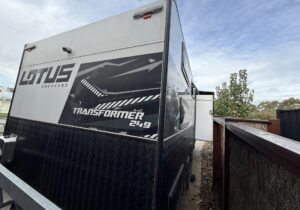 2023 Lotus Transformer | External back | Find My Van | Caravan Broker | Caravan for Sale VIC Australia