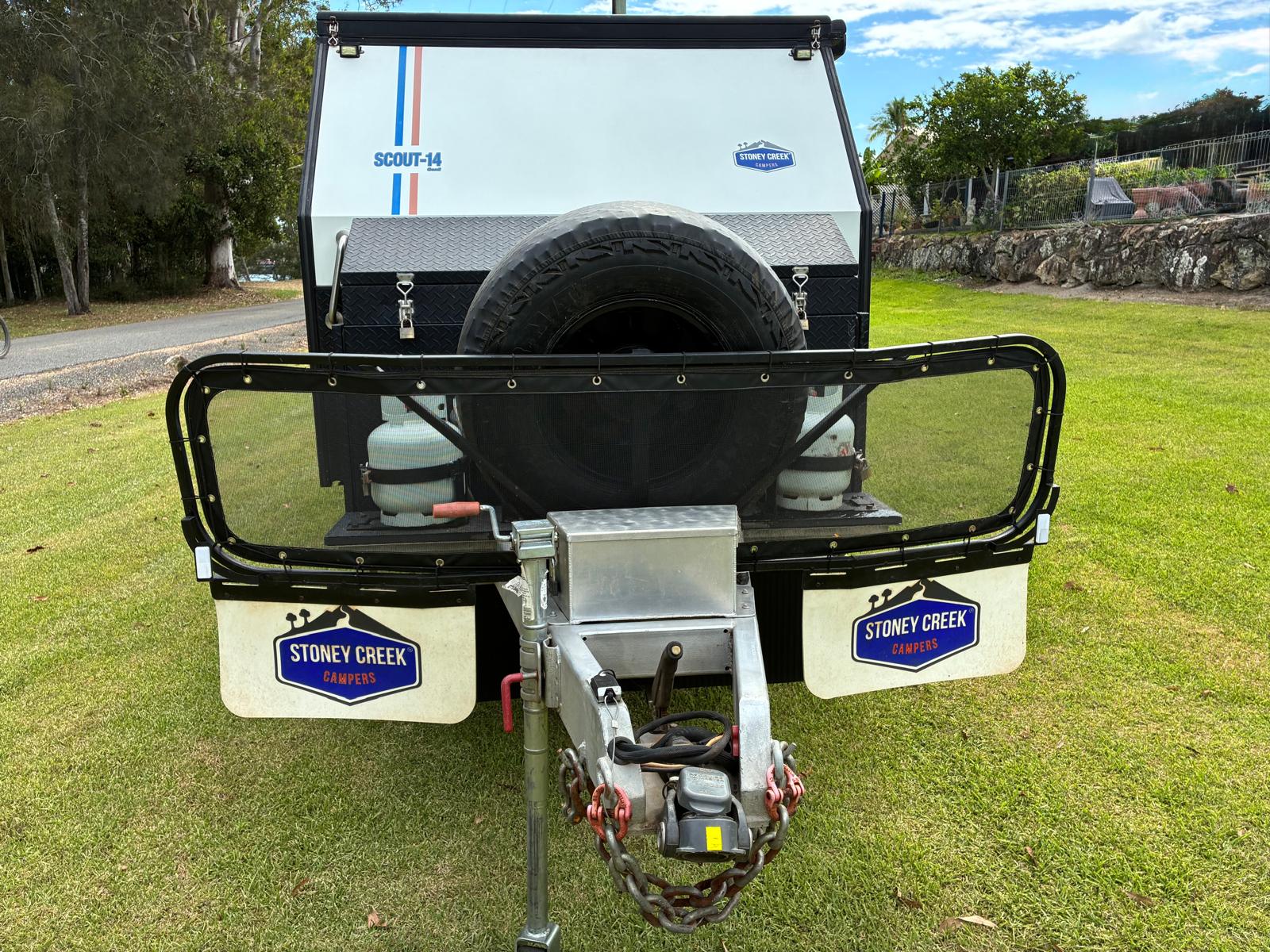 2021 Stoney Creek Scout 14 Gen 2 | Front | Find My Van | Caravan Broker | Caravan for Sale in QLD Australia