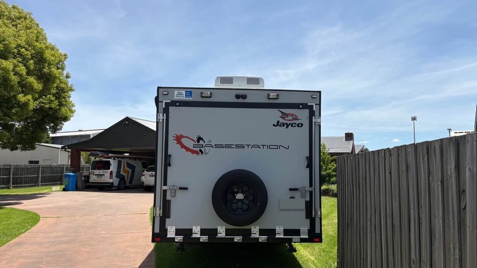 2023 Jayco Base Station | External Back | Find My Van | Caravan Broker | Caravan for sale VIC Australia