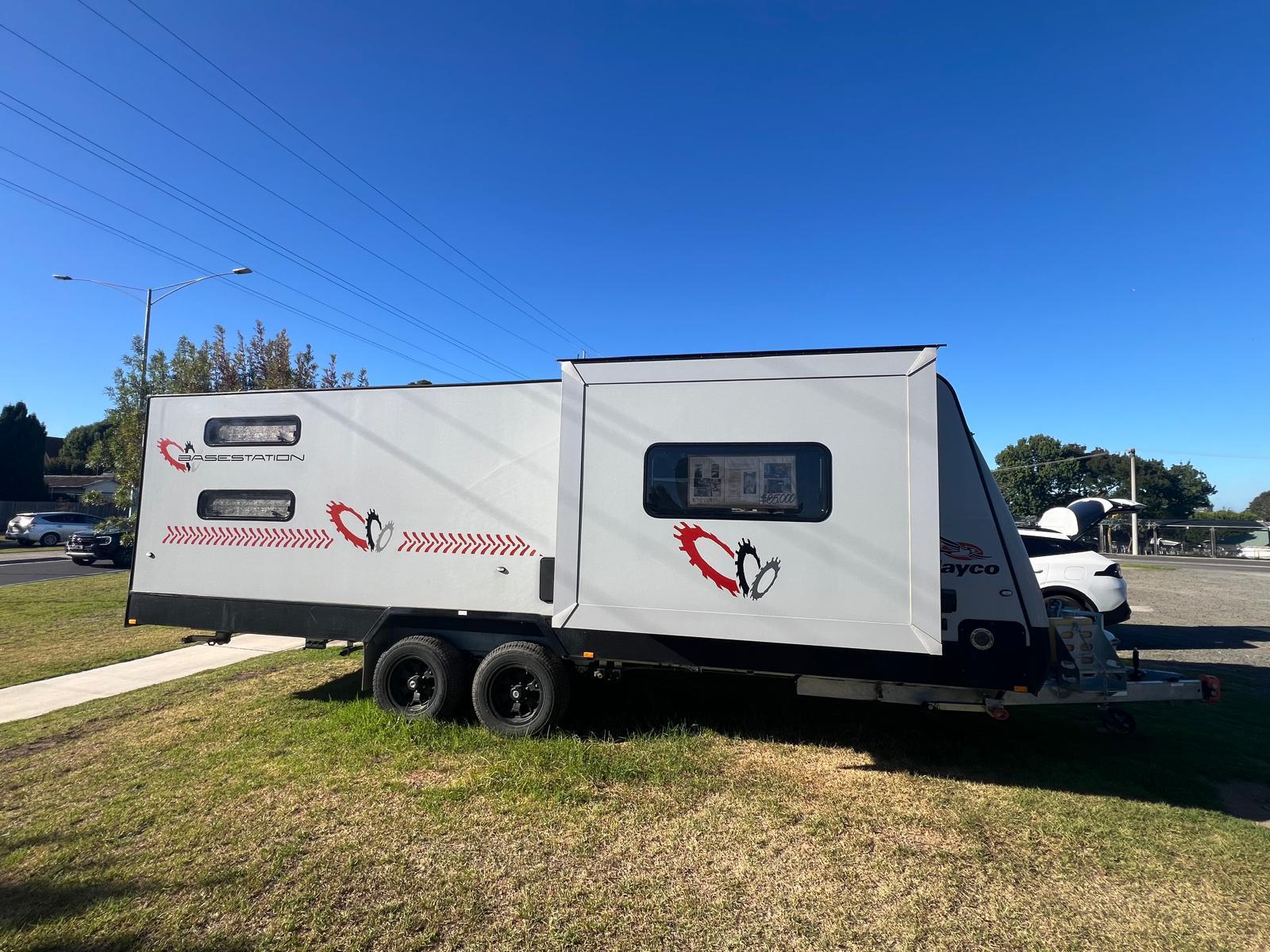 2023 Jayco Base Station | External Side | Find My Van | Caravan Broker | Caravan for sale VIC Australia