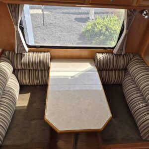 2010 Concept Newlands | Lounge Table | Find My Van | Caravan Broker | Caravan for Sale in SA Australia