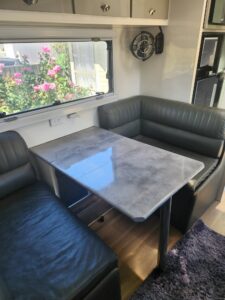 2017 Villa Veronika Lounge Table Find My Van Caravan Broker Caravan for Sale in VIC Australia