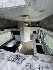 2021 Swag SCT16 Hybrid Long View from Bed Find My Van Caravan Broker Caravan for Sale NSW Australia