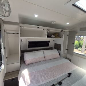 2023 Franklin Razor Triple Bunk | Bed Storage | Find My Van | Caravan Broker | Caravan for Sale in SA Australia
