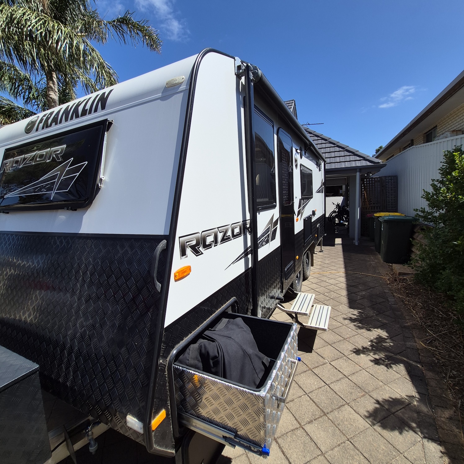 2023 Franklin Razor Triple Bunk | External Door Side | Find My Van | Caravan Broker | Caravan for Sale in SA Australia