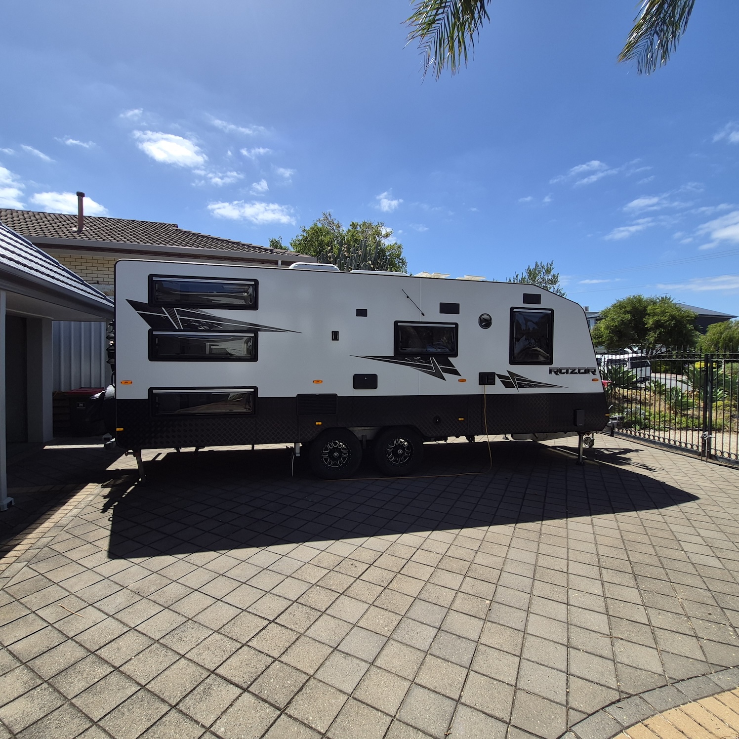 2023 Franklin Razor Triple Bunk | External Side 2 | Find My Van | Caravan Broker | Caravan for Sale in SA Australia