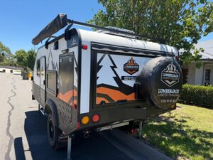 2023 Lumberjack Seville II External Back Find My Van Caravan for Sale in NSW Australia