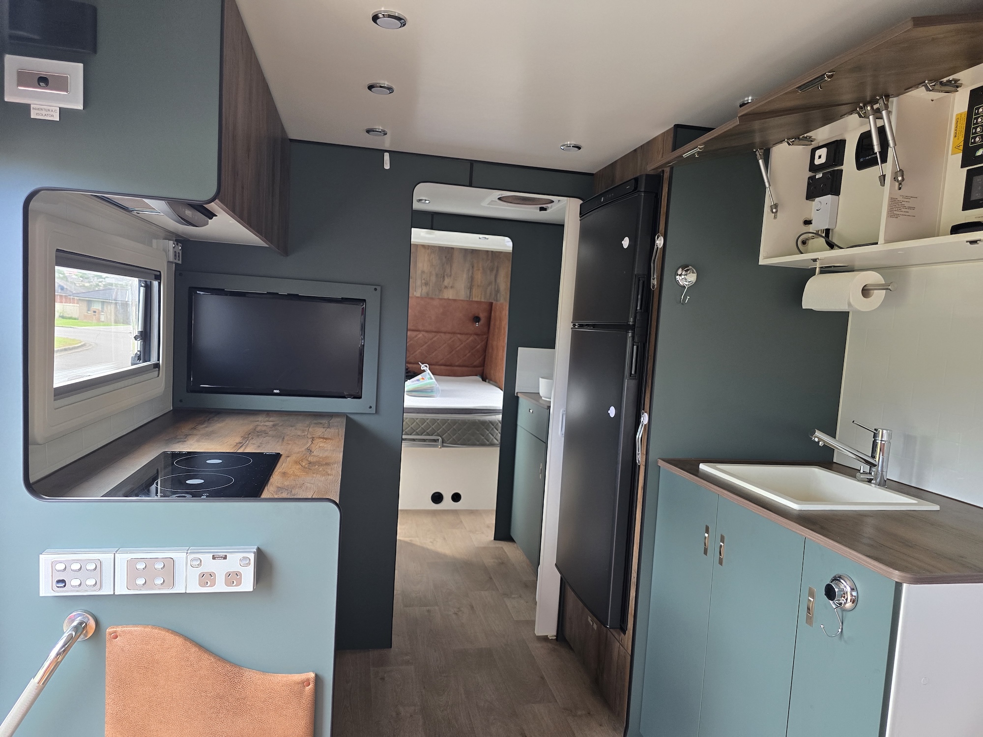 2024 ERV Retreat Internal Long View to Bed Find My Van – Caravan Broker – Caravan for Sale NSW Australia