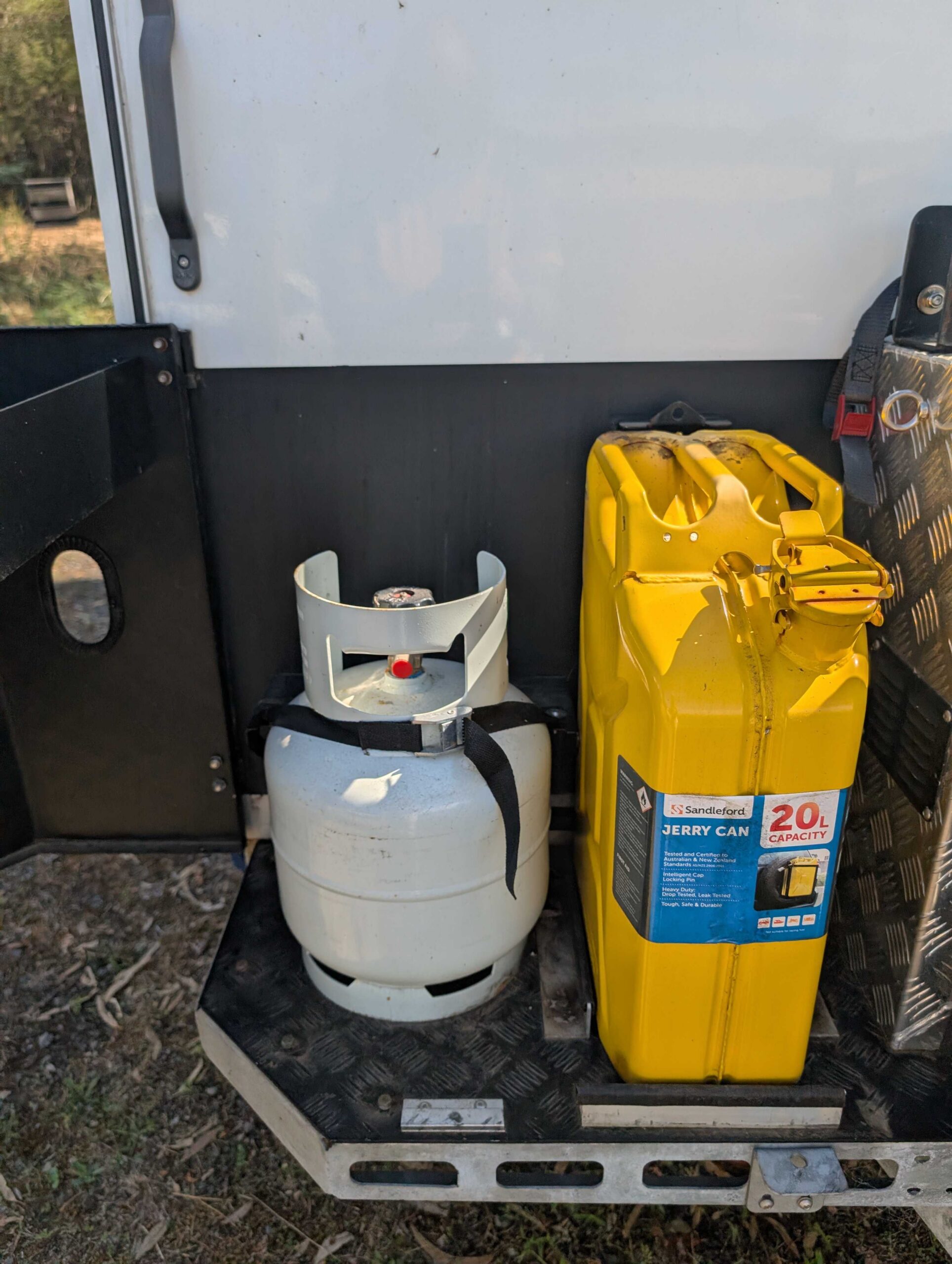 2024 Stealth Echidna Gas Tank and Jerry Can Find My Van Caravan Broker Caravan for Sale VIC Australia