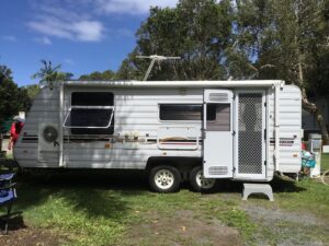 2011 Windsor Genisis Poptop Find My Van Caravan Broker NSW Australia door side