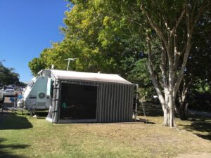 2011 Windsor Genisis Poptop Find My Van Caravan Broker NSW Australia outside