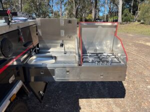 2023 Mars Endurance AIR Slide out Kitchen 2 Find My Van Caravan Broker Caravan in NSW Australia