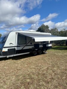 2025 Snowy River SRC 21 Find My Van Caravan Broker Caravan for Sale NSW Australia awning 2